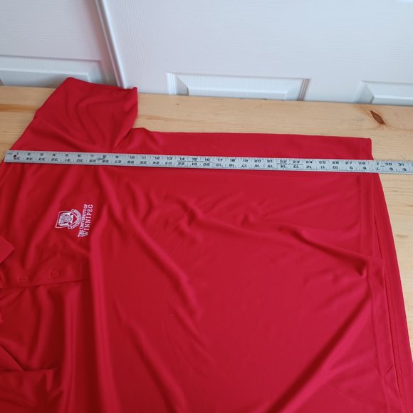 NEW University of Winnipeg Ice Pique Polo in Red by Cutter & Buck (3152) - Picture 9 of 9